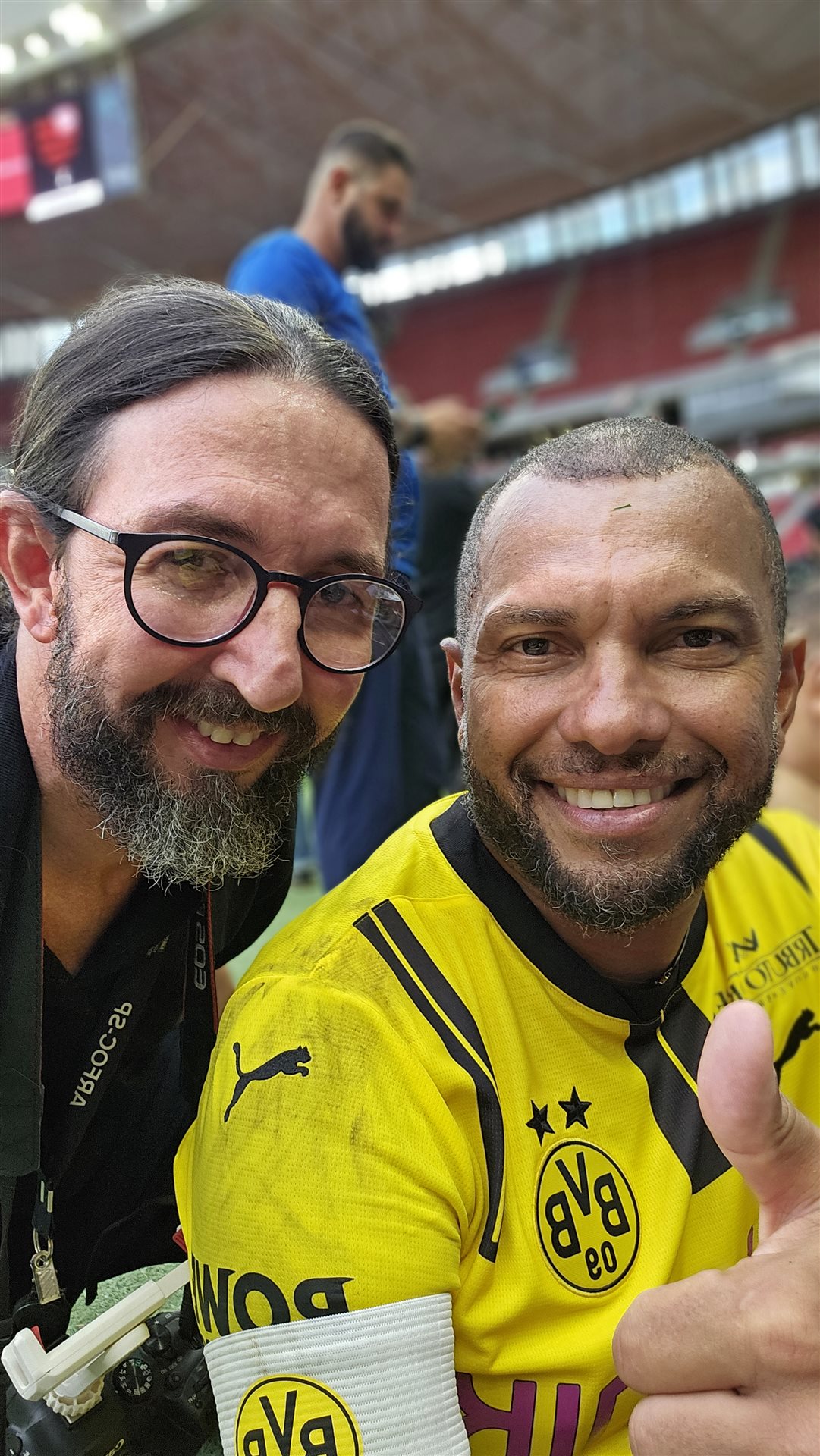 Encontro com ídolos do futebol