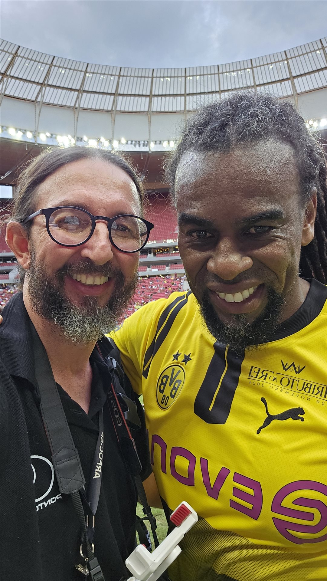 Bastidores do estádio