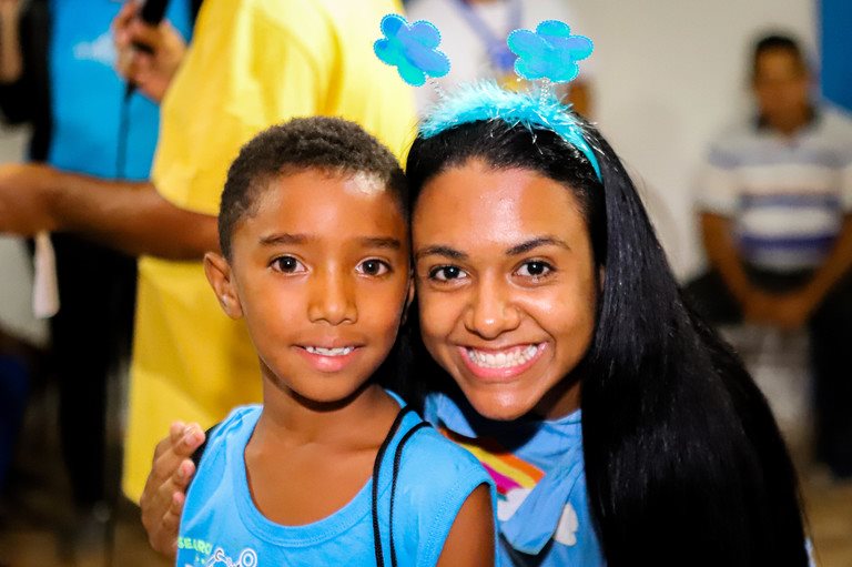 Sorrisos no projeto social